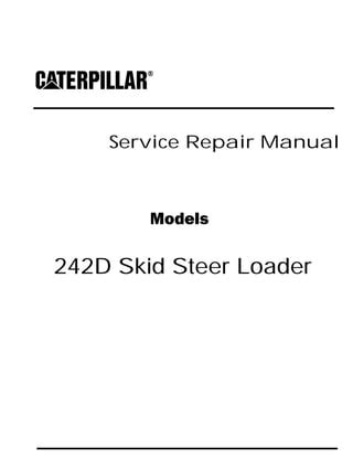 242 caterpillar skid steer specs|cat 242d manual.